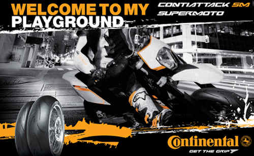 Welcome to my playground riding with Conti Attack SM Supermoto tyres at Balmain Motorcycles