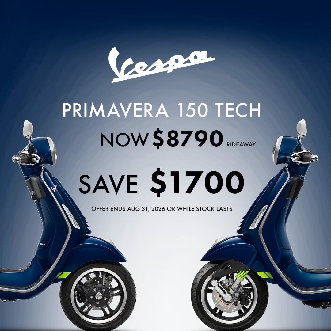 Buy The Vespa Primavera & Sprint 150 Tech at Scooteria Sydney